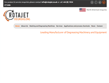 Tablet Screenshot of degreasingmachines.com